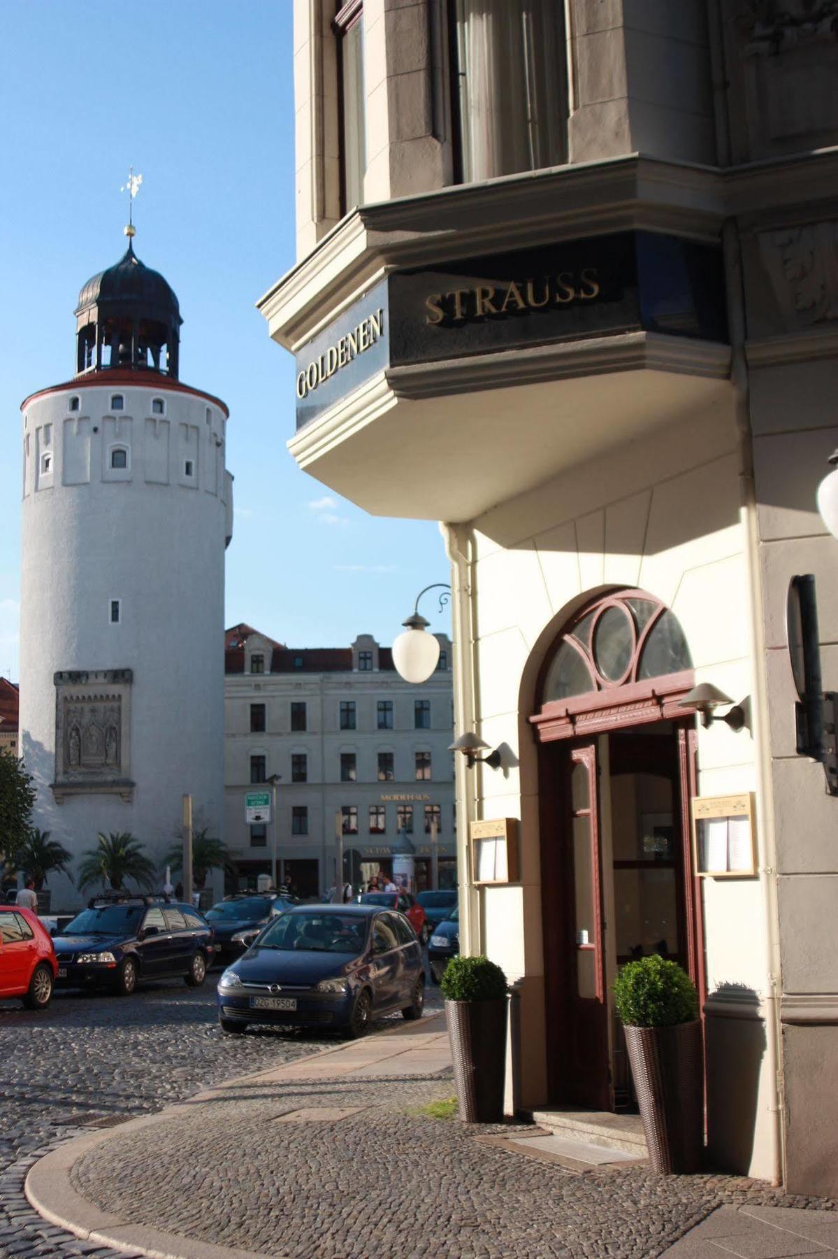 Akzent Hotel Am Goldenen Strauss Görlitz Exterior foto